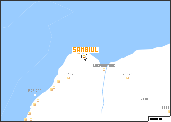 map of Sambiul