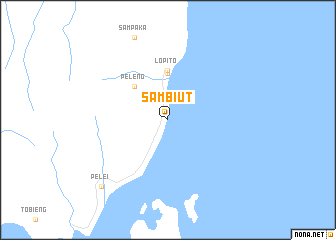 map of Sambiut