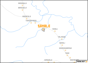 map of Samblé