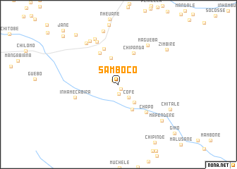 map of Samboco