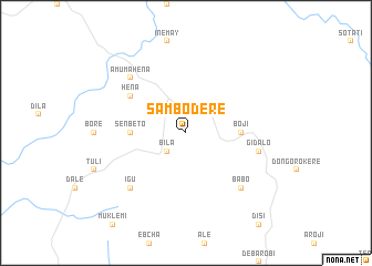 map of Sambodere
