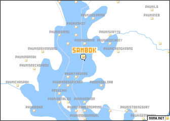 map of Sâmbŏk