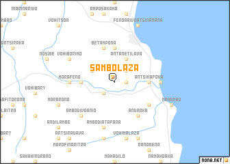 map of Sambolaza