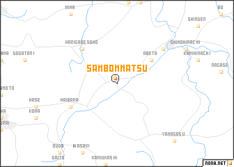 map of Sambommatsu