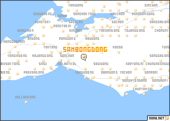 map of Sambong-dong