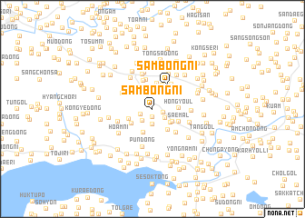 map of Sambong-ni