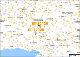 map of Sambong-ni