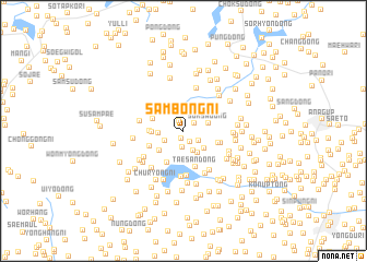 map of Sambong-ni