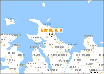 map of Sambong-ni