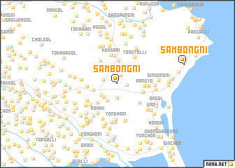 map of Sambong-ni