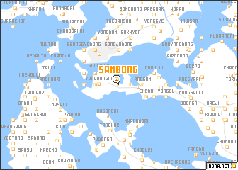 map of Sambong