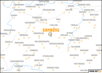 map of Sambong