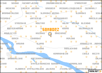 map of Samborz
