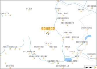 map of Sambor