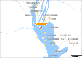 map of Sâmbor