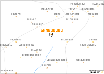 map of Sam Boudou