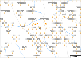 map of Samboumé