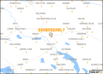 map of Sambród Mały