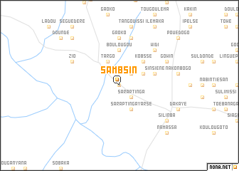 map of Sambsin