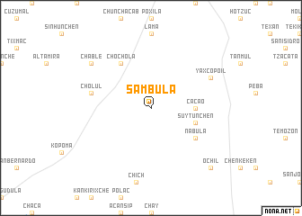 map of Sambulá