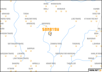 map of Sambyaw