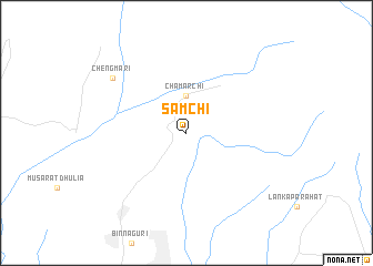 map of Samchi