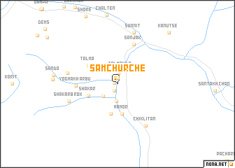 map of Samchurche