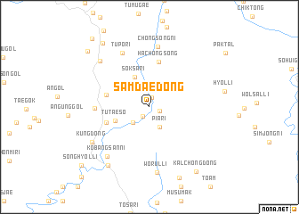 map of Samdae-dong
