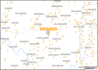 map of Samdae-ri