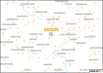 map of Samdae