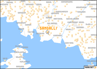 map of Samdal-li