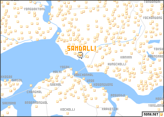 map of Samdal-li