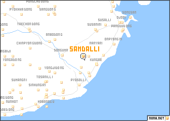 map of Samdal-li