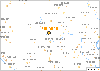 map of Samdang