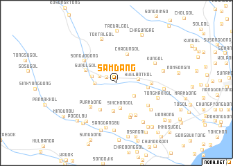 map of Samdang