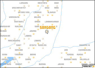 map of Samdang