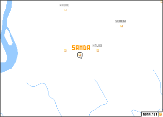 map of Samda