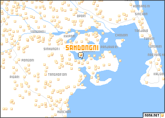 map of Samdong-ni