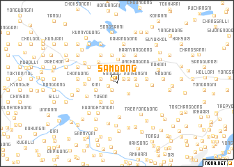 map of Sam-dong