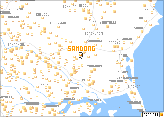 map of Sam-dong