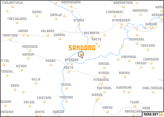 map of Sam-dong