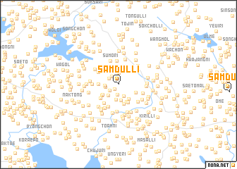 map of Samdul-li