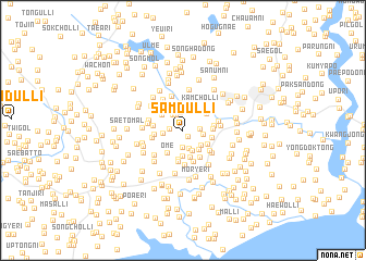 map of Samdul-li