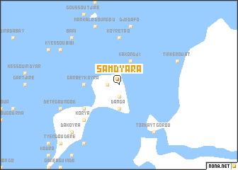 map of Samdyara