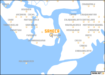 map of Sàmecá