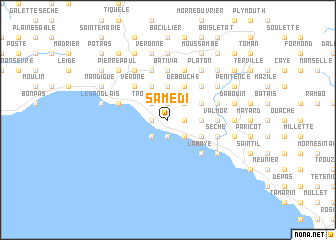 map of Samedi
