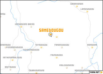 map of Samédougou