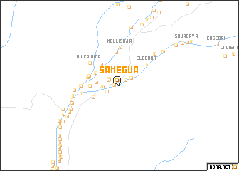 map of Samegua