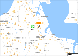 map of Sameh