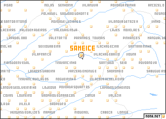 map of Sameice